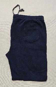 MEN'S JOGGERS PANT WITH FLEECE (X-LARGE - BLUE)