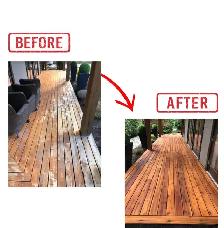 Deck and fence staining / painting $800