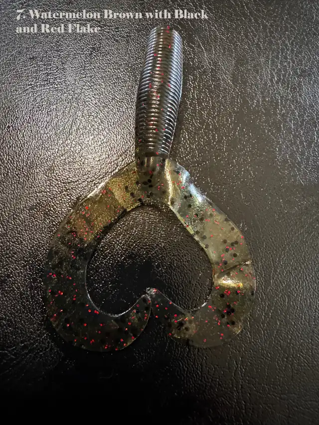 4' Double Tail Grubs for Pike ,Pickeral and Bass - Photo 8