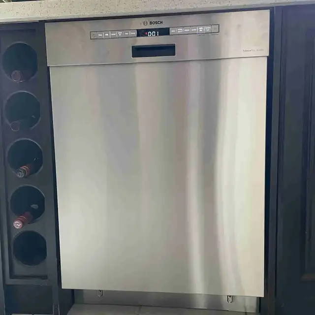 Dishwasher installation