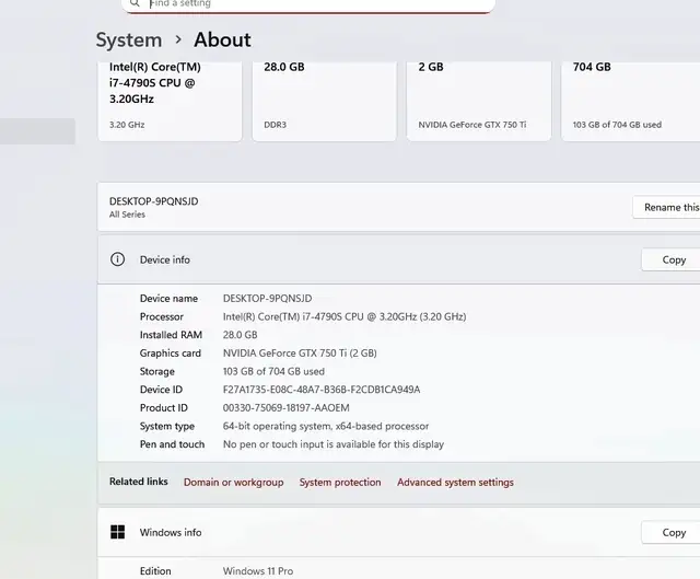 4th Gen 4.0GHz i7 4790s Quad  32 Gigs Ram M.2 SSD GTX750ti - Photo 6