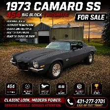 1973 Camaro 454 Big Block