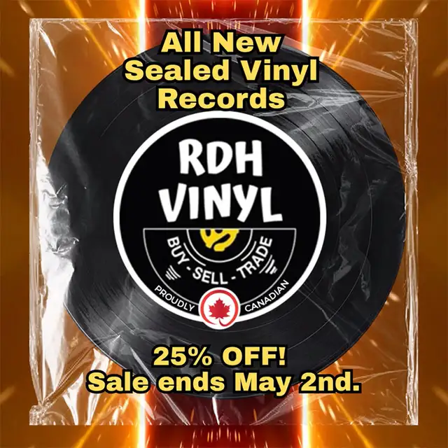 All New Sealed Vinyl Records 25% Off