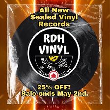 All New Sealed Vinyl Records 25% Off