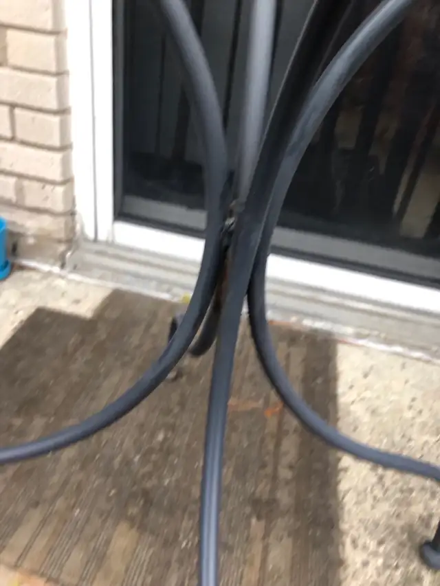 table ronde rebord en rotin pour extérieur - Photo 5