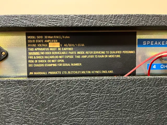 Marshal 5010 Amplifier - Photo 4