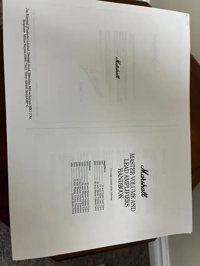 Marshal 5010 Amplifier - Photo 6