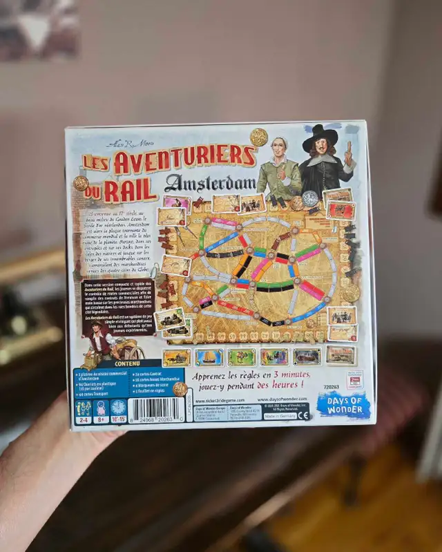 Les Aventuriers du Rail Amsterdam - jeu de société - NEUF - Photo 2