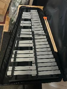 NEW XYLOPHONE GLOCKENSPIEL WITH BACKPACK CARRYING BAG = 37 NOTES