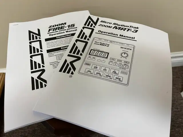 Zoom Fire-15 modeling amplifier and MRT 3b Micro Rhythm Track - Photo 5