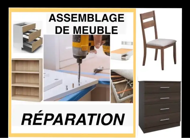 réparation de cadrage de porte,lit casser.assemblage meuble