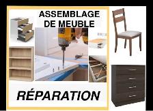réparation de cadrage de porte,lit casser.assemblage meuble