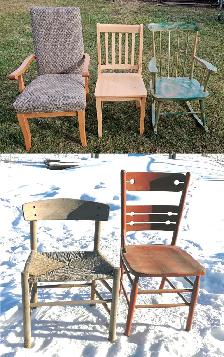 Chairs - Modern and Vintage/Antique
