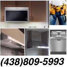 installation électroménager,lave-vaisselle,hotte,frigidaire
