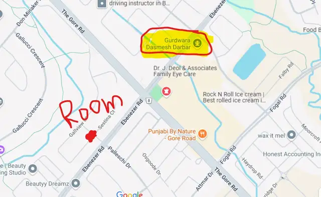 Furnished Room for Rent - Gore & Ebenezer - Dashmesh Gurudwara - Photo 6