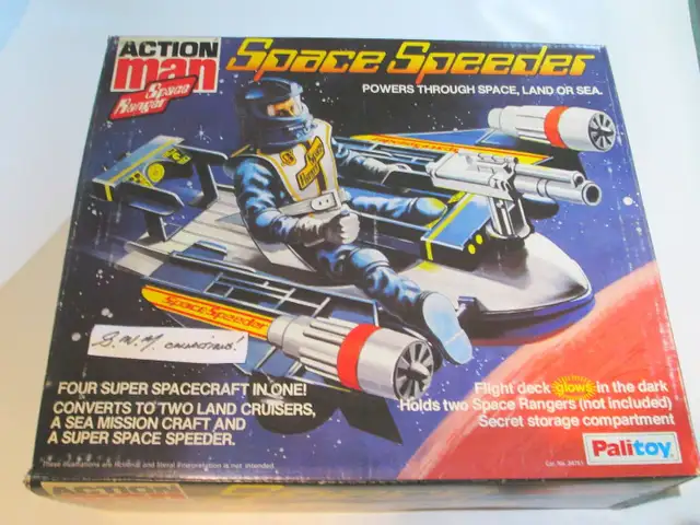 Vintage  Action  Man  '  Space  Speeder '  (  main  body  only ) - Photo 7