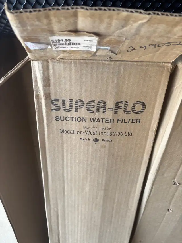3 Super Flo suction water filters. - Photo 2