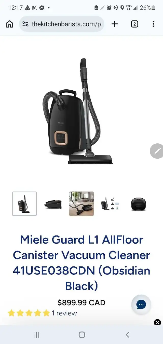 Miele guard L1 all floor BRAND NEW IN BOX