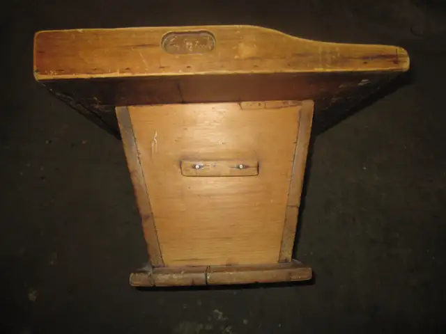 VERY OLD ORIGINAL BAKERS TABLE DOUGH BOARD 4 MAKING BREAD - Photo 5