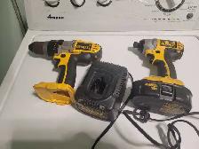 Dewalt drills and battery and charger