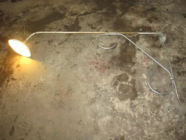 WHITE PORCELAIN ENAMEL OUTDOOR LIGHING,FARM,WAREHOUSE,FACTORY - Photo 2