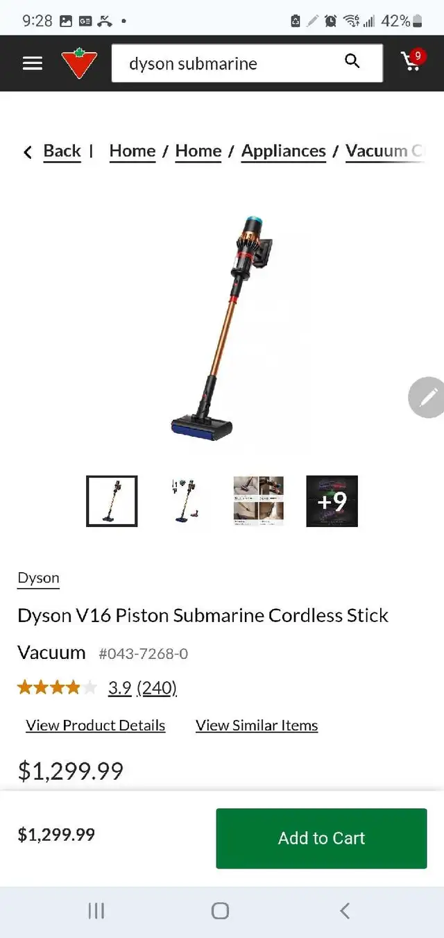 Dyson V16 Submarine BRAND NEW IN BOX $800