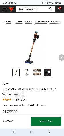 Dyson V16 Submarine BRAND NEW IN BOX $800