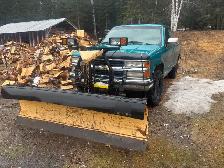 7’ Fischer four way plow.