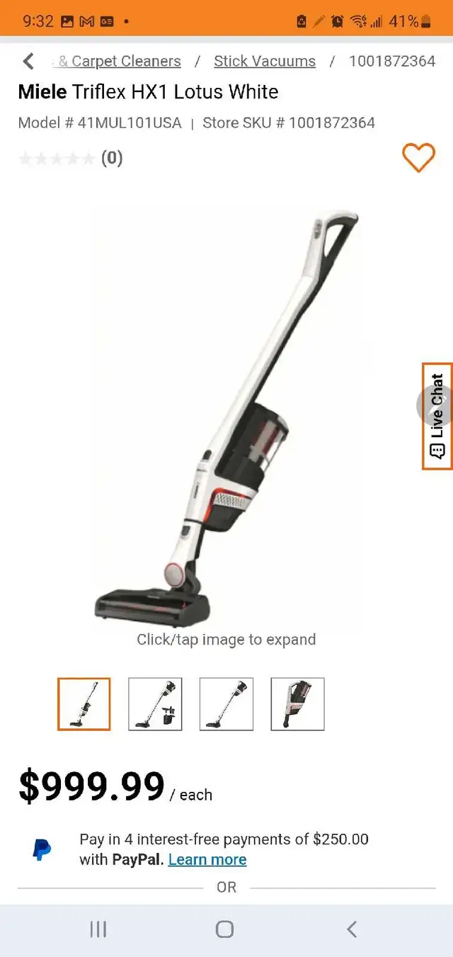 Miele Triflex HX1 BRAND NEW IN BOX