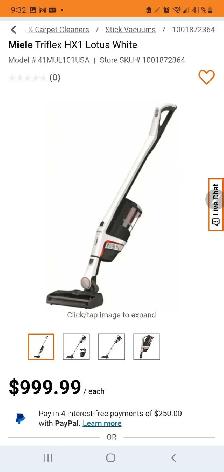 Miele Triflex HX1 BRAND NEW IN BOX