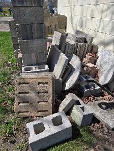Patio slabs $4/each