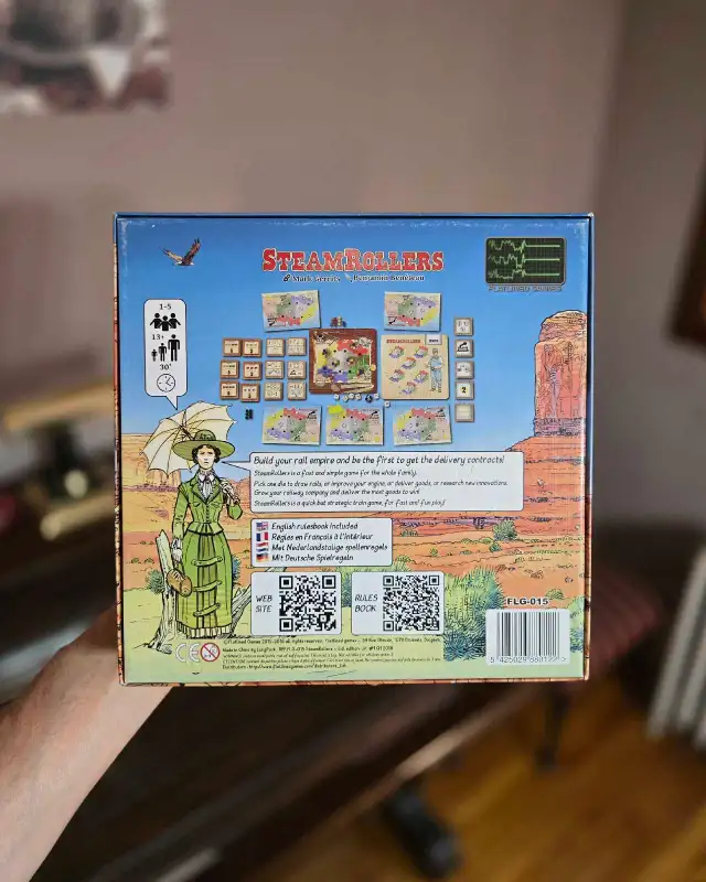 NEW - Steamrollers - board game - Unpunched - Photo 2