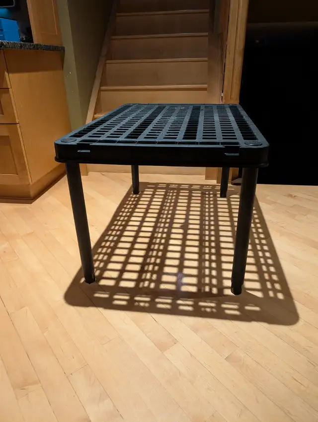 Sturdy Black Plastic Laundry Room Table - Photo 6