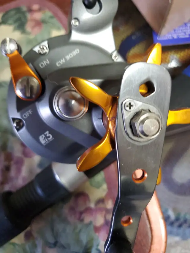 Okuma called water line counter fishing reels