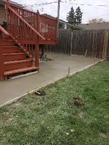 Concrete Pads, Walkways & More!