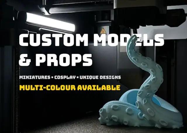 Custom 3D Printing — GTA | Multicolour | Fast Turnaround