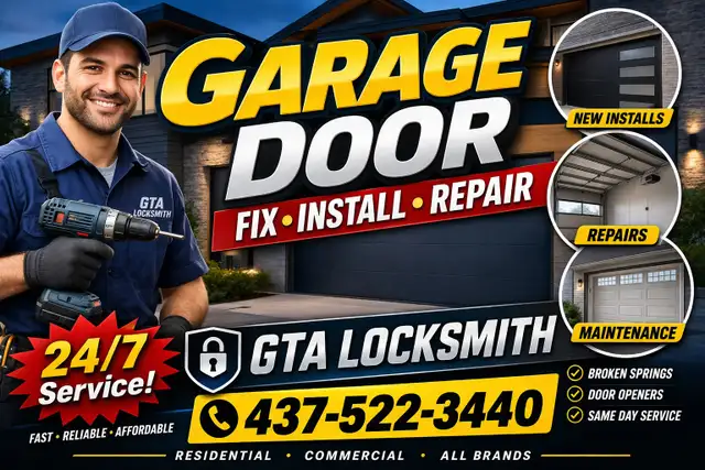 Garage Door Cables Repair and Spring Replacement - Photo 2