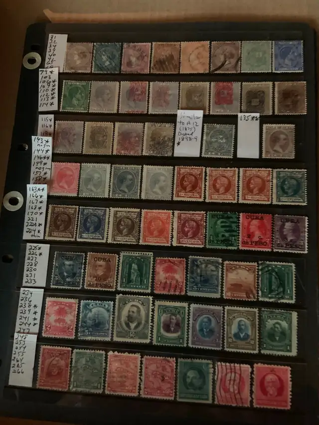 Cuba stamp collection