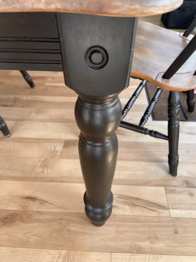 Table cuisine bois - Photo 3