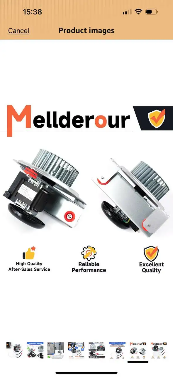 FURNACE DRAFT INDUCER MOTOR HC21ZE117 / 318984-753 - Photo 6