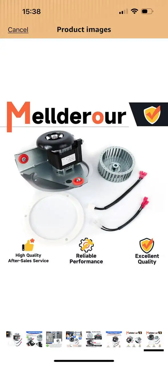 FURNACE DRAFT INDUCER MOTOR HC21ZE117 / 318984-753 - Photo 8