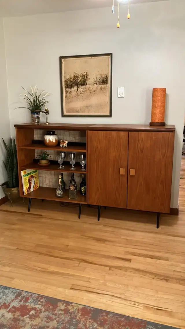 Mid century. TEAK TECK. Buffet, vitrine, sideboard / Fauteuil - Photo 5