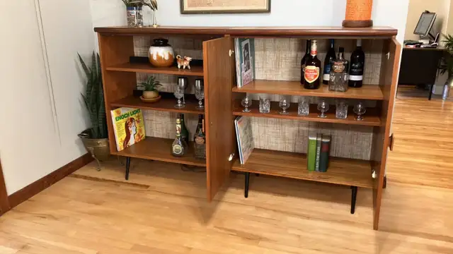 Mid century. TEAK TECK. Buffet, vitrine, sideboard / Fauteuil - Photo 6