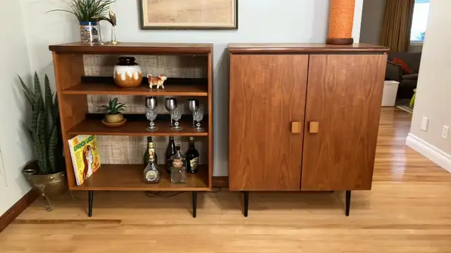 Mid century. TEAK TECK. Buffet, vitrine, sideboard / Fauteuil - Photo 8