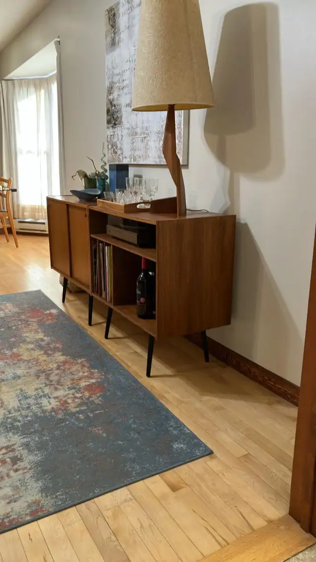 Mid century. TEAK TECK. Modulaire. Buffet, bahut disques vinyles - Photo 10