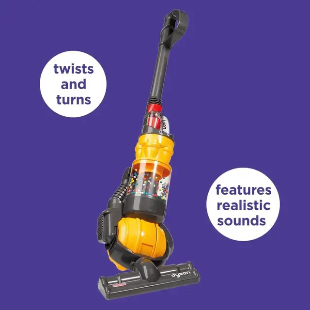 (New)Casdon Dyson Ball Toy Vacuum for Kids – Realistic Twist &
