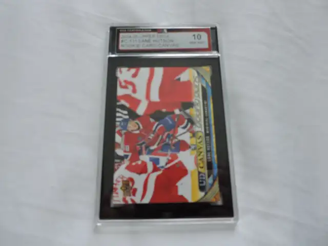 Carte de hockey Lane Hudson Young Guns gradé KSA 10 GEM MINT