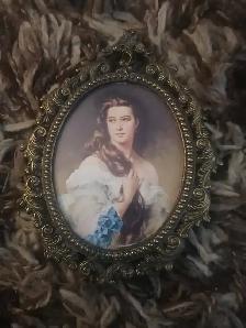 Picture of a woman framed