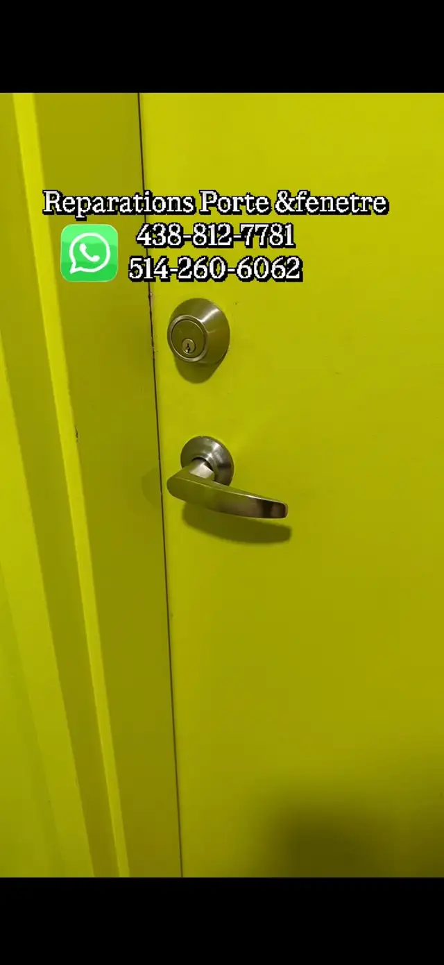 reparations Porte et fenêtre (rapide & professionnel) - Photo 2