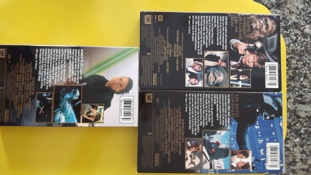SÉRIE 3 FILMS ANGLAIS STAR WARS SUR VHS DANS BOITE CADEAU $10.00 - Photo 3